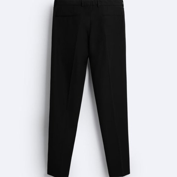 Zara Slim Fit Suit Pants (Black) (NWT) - Picture 3 of 6